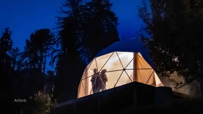 Explore the india's first luxury dome glamping